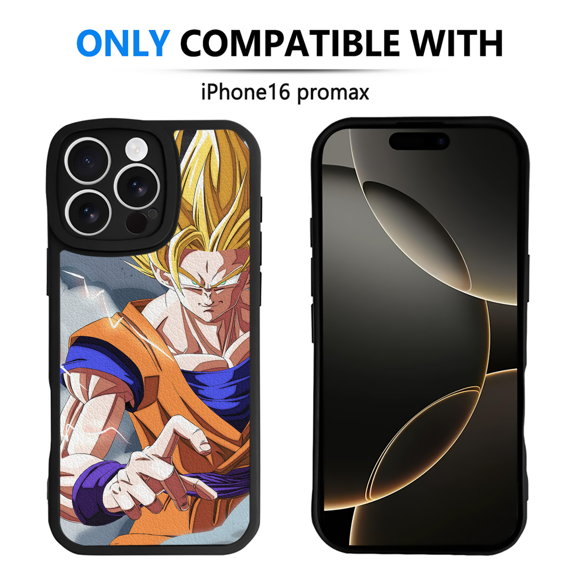 （画像用） ドラゴンボール DRAGON BALL 【iPhone 16シリーズ対応】シリコンスマホケース（レザー調） 材質：シリコン